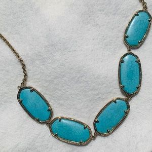 Kendra Scott Elisa Turquoise Sterling Silver